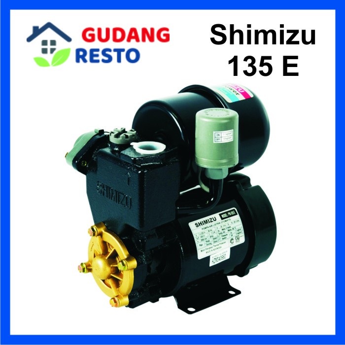 Shimizu Water Pump Pompa Air PS-135 / PS135 / PS 135 otomatis 125 watt