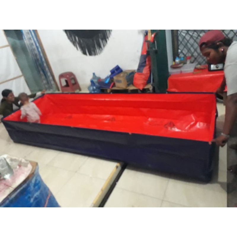 terpal kolam ikan TYPE A5 ukuran (300×100×50)