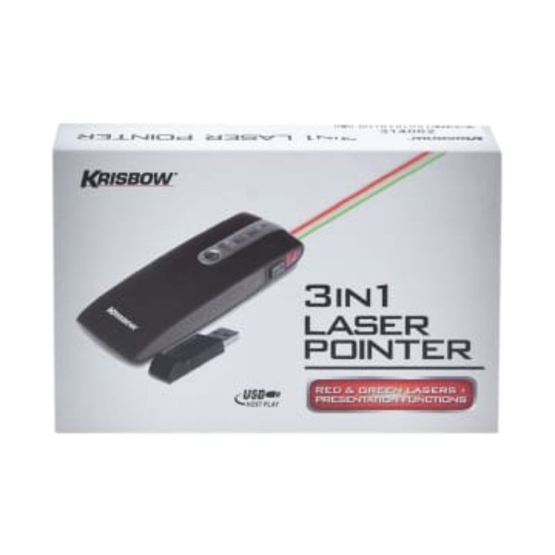 

Krisbow Wireless Presenter Laser Rf-002