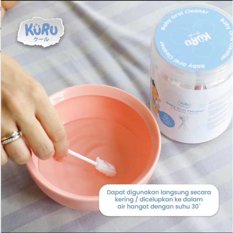 KURU Baby Oral Cleaner | Pembersih Lidah Gigi Gusi Mulut Bayi