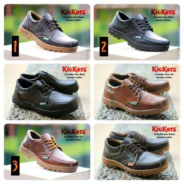 SEPATU CASUAL TRACKING KICKERS KULIT ORIGINAL