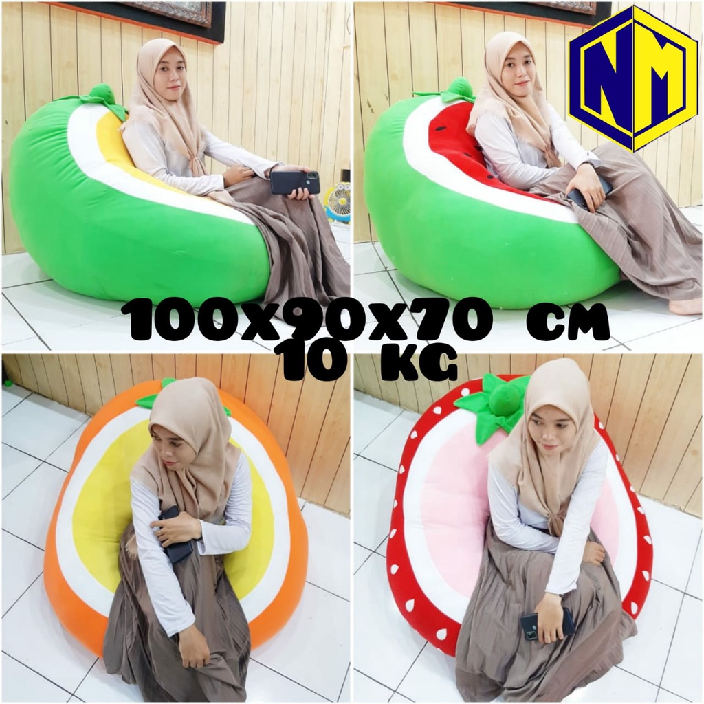 Sofa Buah Jumbo (Dewasa) Sofa Buah Karakter Lucu