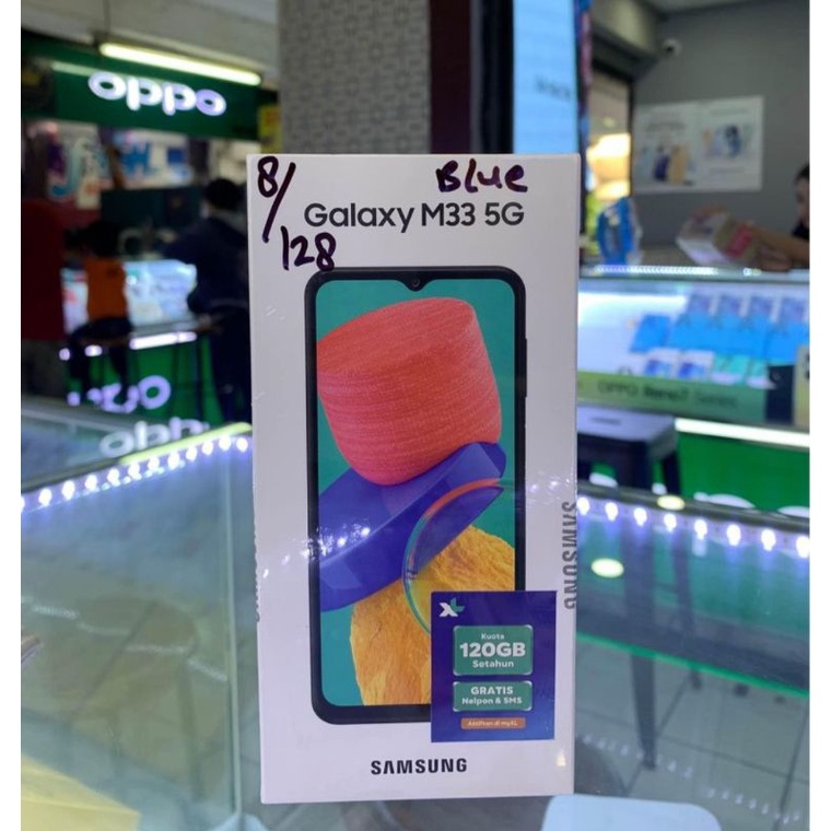 SAMSUNG GALAXY M33 5G 6/128GB 8/128GB GARANSI RESMI TERMURAH