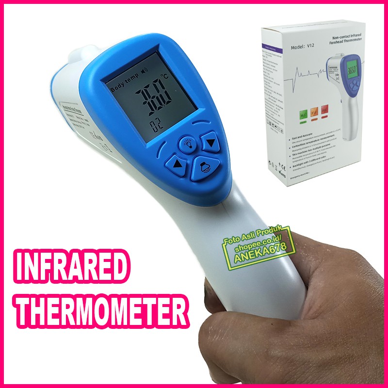 THERMOMETER INFRARED DIGITAL TERMOMETER IR INFRA RED LASER NON CONTACT
