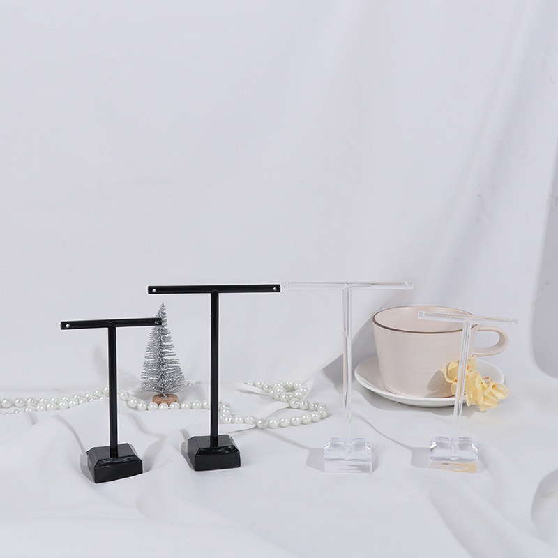 2pcs Stand Holder Display Perhiasan Anting Bahan Akrilik