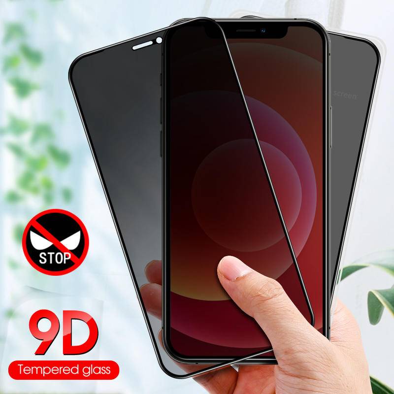 Pelindung Layar Tempered Glass Anti Spy Untuk iPhone 13 12 11 Pro Max Mini X XR XS Max 7 8 6 6s Plus SE 2020 2022