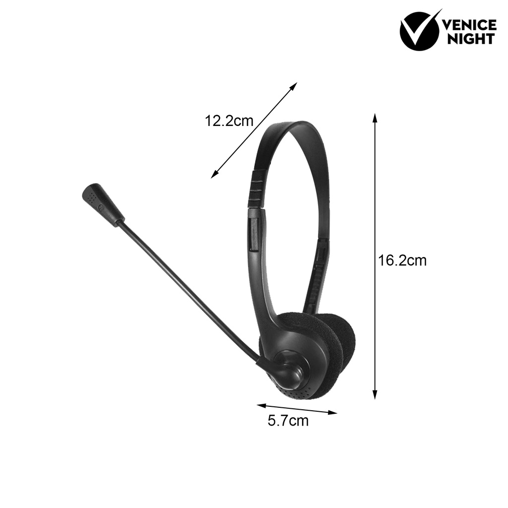 (VNEP) (Berkabel) 900 Headset Gaming Over Ear Deep Bass Noise Reduction Dengan Kabel Jack 3.5MM