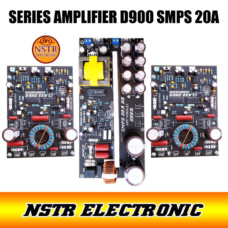 series amplifeir class d900 plus smps 20A