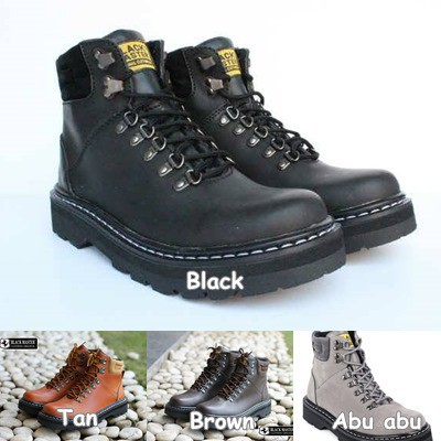 Sepatu boots underground tracking casual pria cokelat tan abu size 39 - 44 Leather Shoes