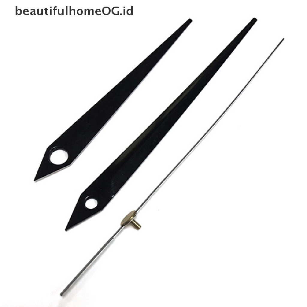 Kit Mekanisme Gerakan Jam Dinding Quartz Warna Hitam Untuk Alat Perbaikan