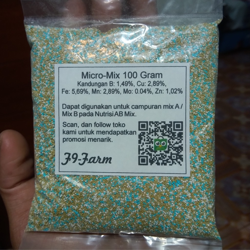 Pupuk Mikro Majemuk Micromix 100 gram, Pupuk Mikro Lengkap