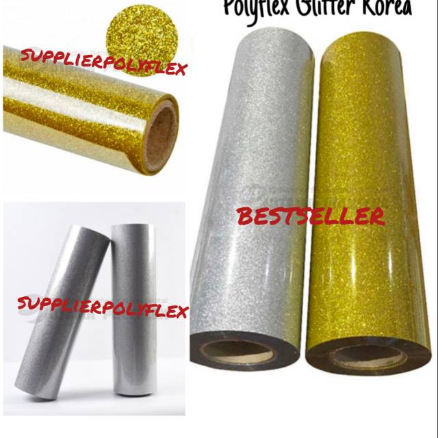

Polyflex GLITTER / polyflek glitter korea asli / glitter korea / GLITER