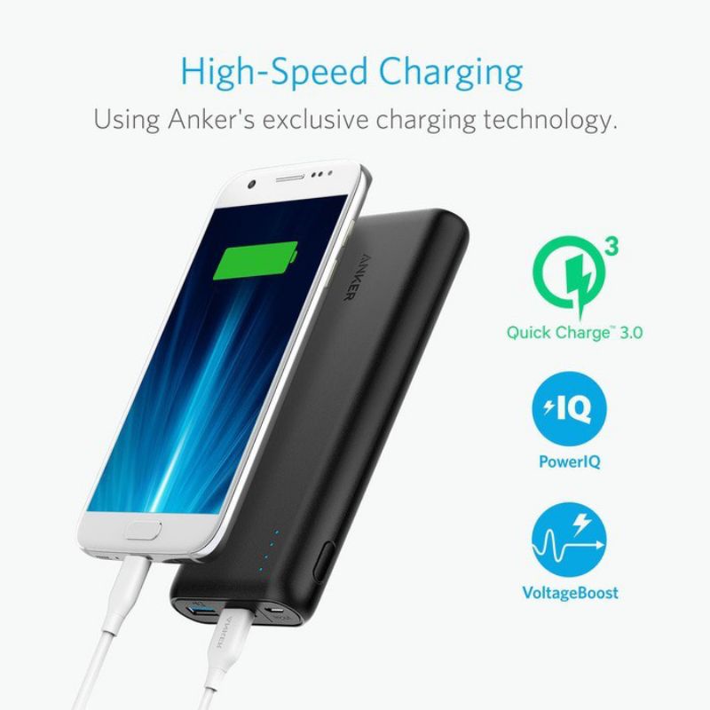 Anker powercore Speed 20000mAh QC3.0 original garansi resmi A1278