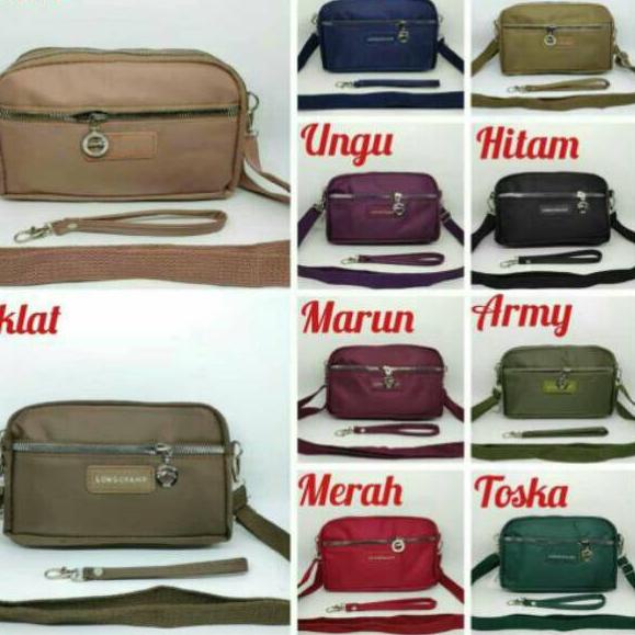 ↸ TAS WANITA DOMPET MUAT HP DAN UANG DLL 0167 2 tali 4 res く