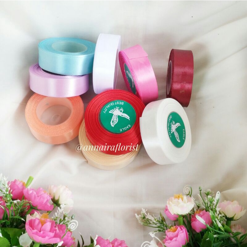 

Pita satin 2,5cm / 1" panjang 20-25 yard