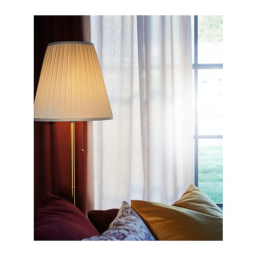 RSTD Lampu lantai, floor lamp, lampu baca kuningan/putih