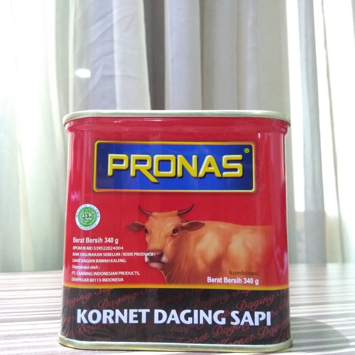 

ds20112s Corned Beef Pronas 340Gr/ Makanan Kaleng Corned/ Korned Xa20X1