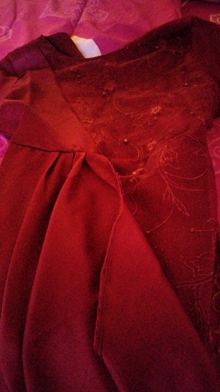 Gamis Muslim Indahlla /brukat Tile/premium/ Kondangan/ Seragam