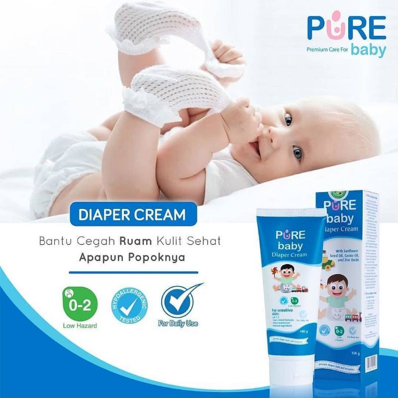 Pure Baby Diaper Cream 100gr - Kabakids Store