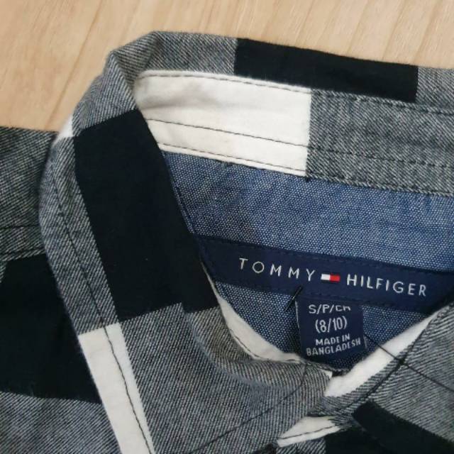 KEMEJA ANAK LAKI-LAKI TOMMY HILFIGER ORIGINAL 3-6THN