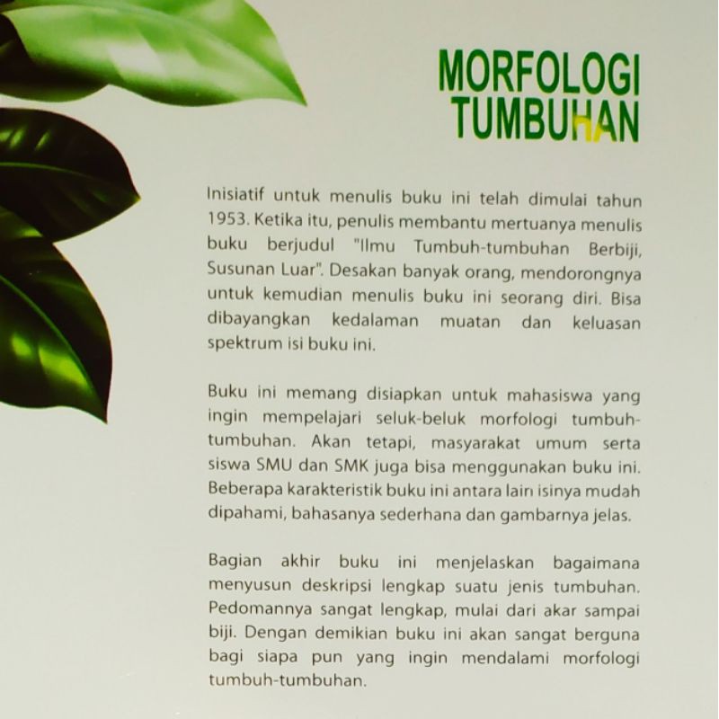 Morfologi Tumbuhan Lengkap