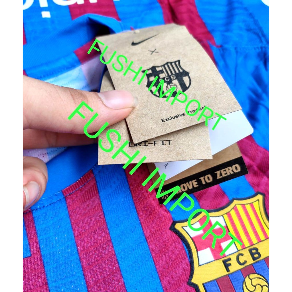 PLAYER ISSUE DRIFIT ADV - JERSEY BOLA BARCA HOME 2021-2022 VAPORKNIT HQ IMPORTS