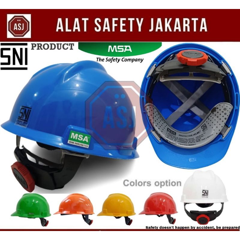 Jual Helm Safety Proyek Msa Lokal Inner Fastrack Shopee Indonesia