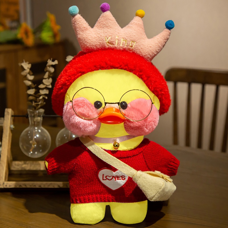 Mainan Boneka Stuffed Plush Bebek Lalafanfan 2022 Warna Kuning Untuk Hadiah Anak Perempuan