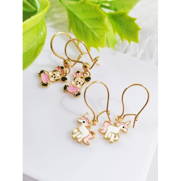 Anting Tusuk Xuping Anak Lapis Emas Anting Emas Karakter Lucu