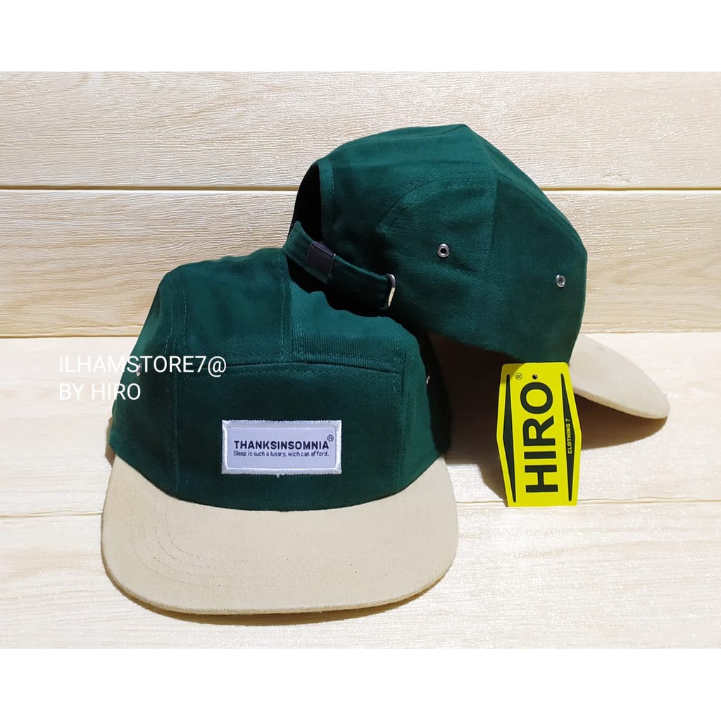 Topi Snapback Model Hip-Hop Bordir THNKSNSMNIA New Model/Topi Lima panel/Topi Distro Pria