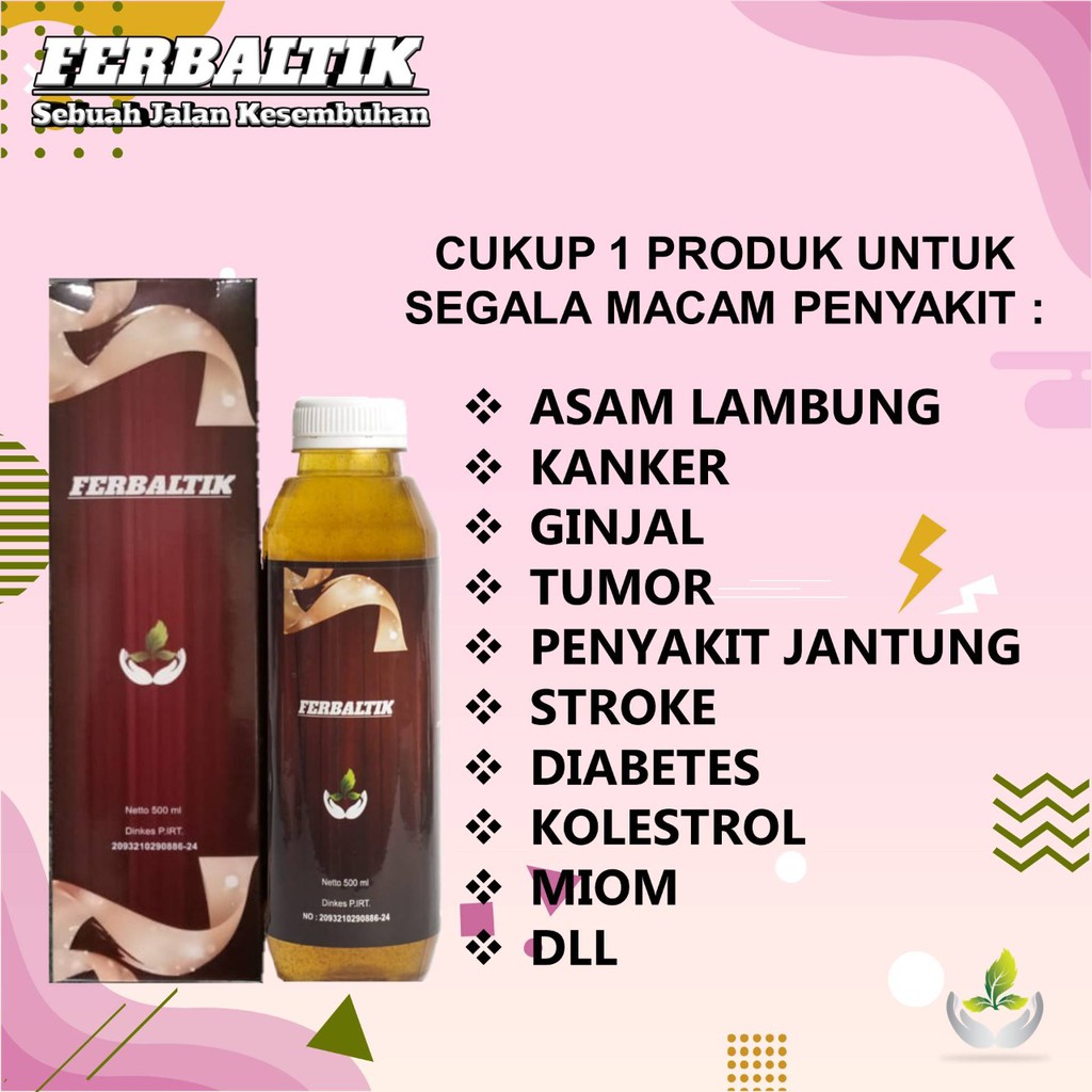 

Ferbaltik 500ml - Herbal Ampuh Mujarab