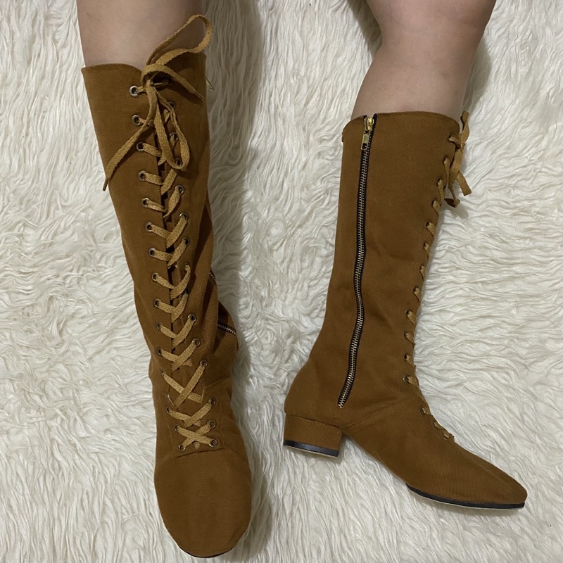 Sepatu Line Dance Wanita // Boots Fashion Wanita // Latin Dance Shoes (PANJANG 27CM)