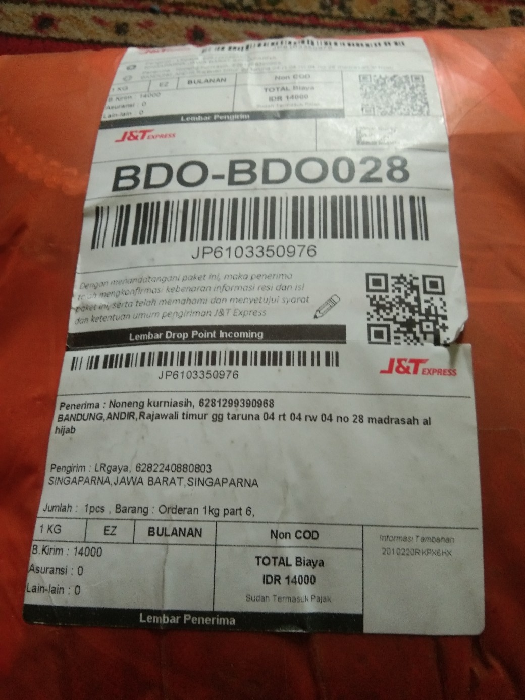 Orderan 1kg Part 6