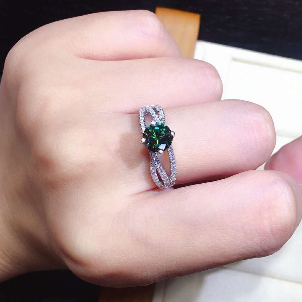 CINCIN WANITA BATU PANDAN HIJAU ELEGAN