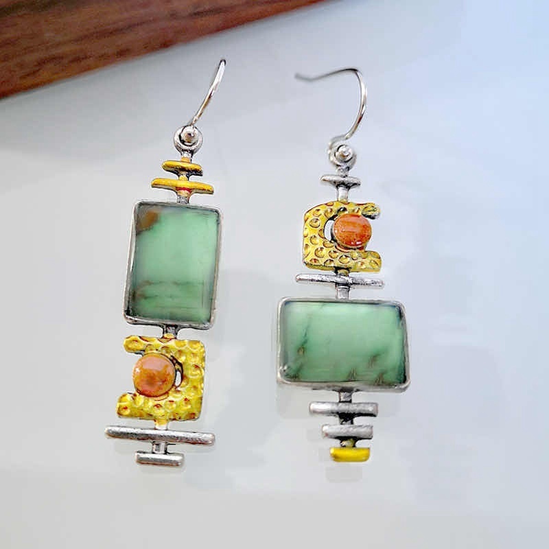 Anting permata fashion wanita / aksesoris perhiasan