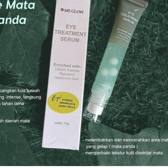 ☋ MS GLOW EYE TREATMENT SERUM / EYE CREAM MS GLOW ✱