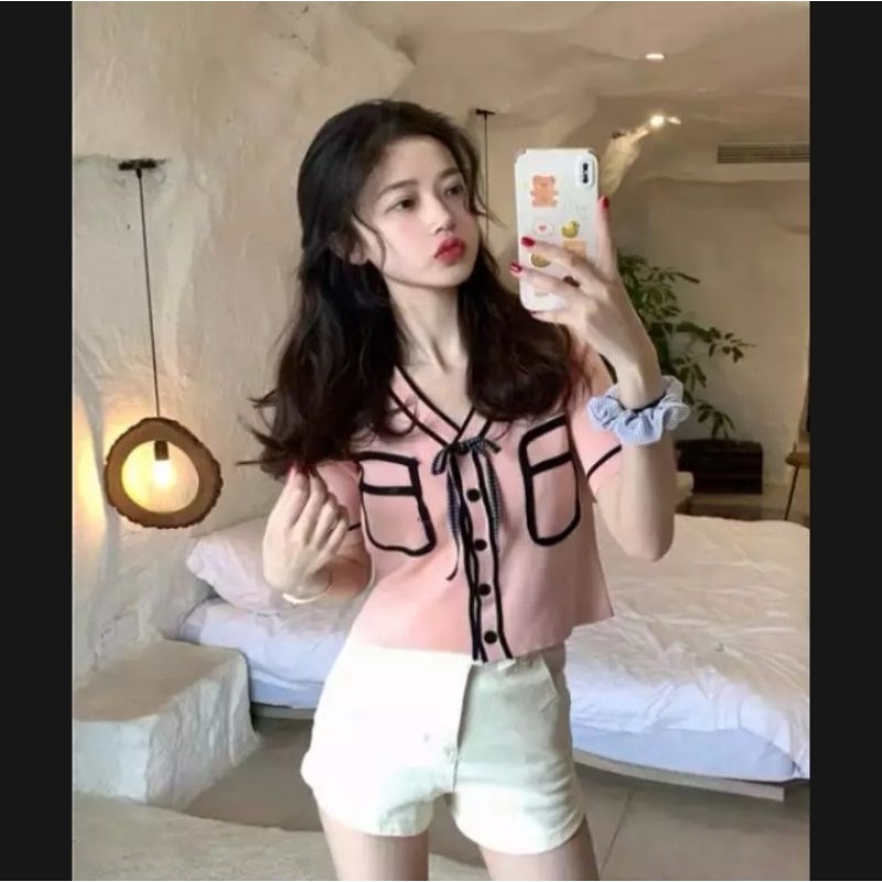 Knit Blouse Import Korea Claire