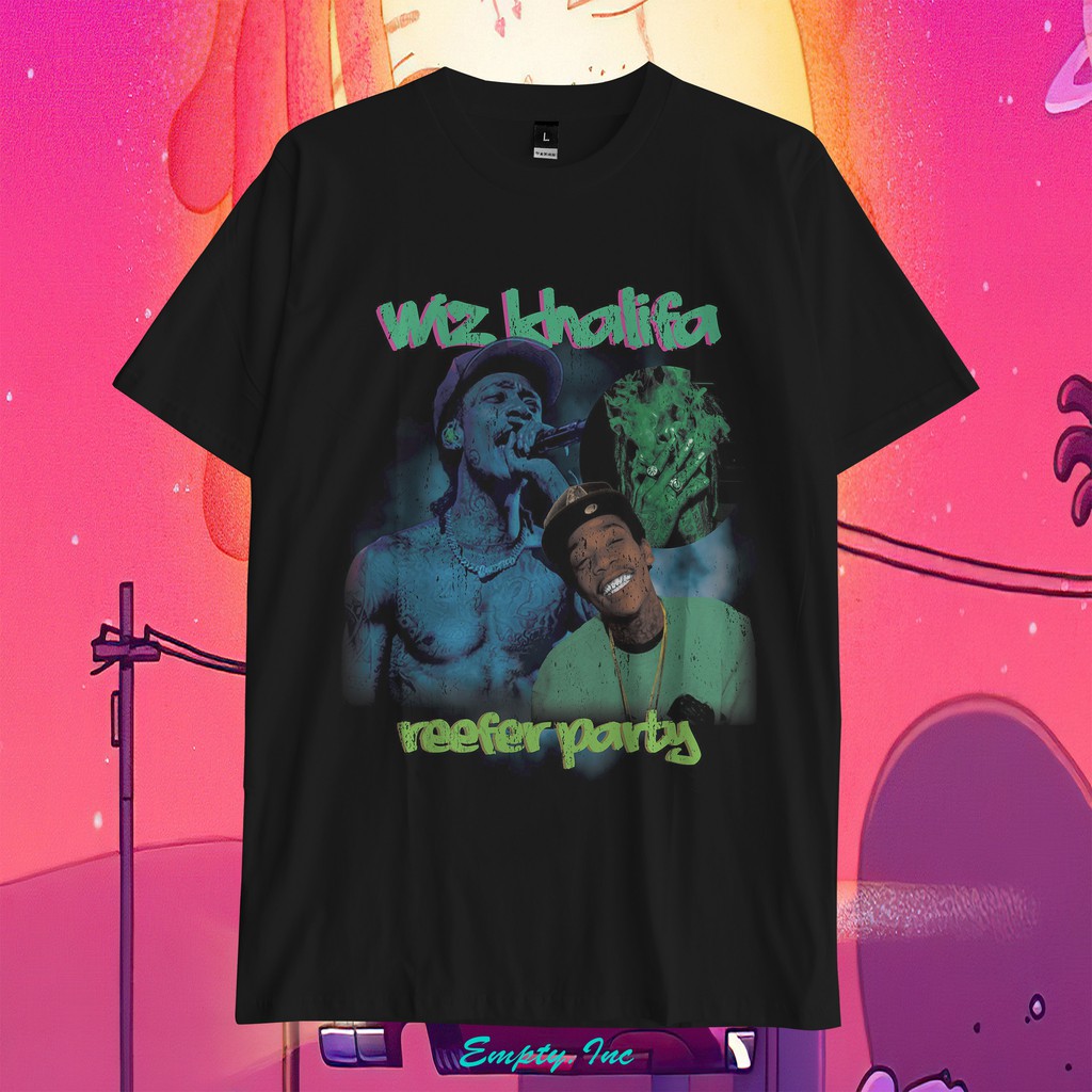Rap Tee Wiz Khalifa Vintage T-Shirt Homage Tee