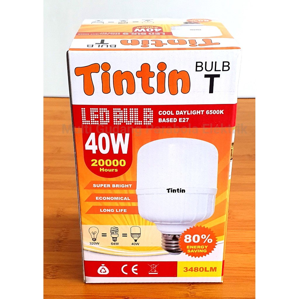 Lampu LED Capsule Tintin 40 watt SNI super ekonomis murah meriah