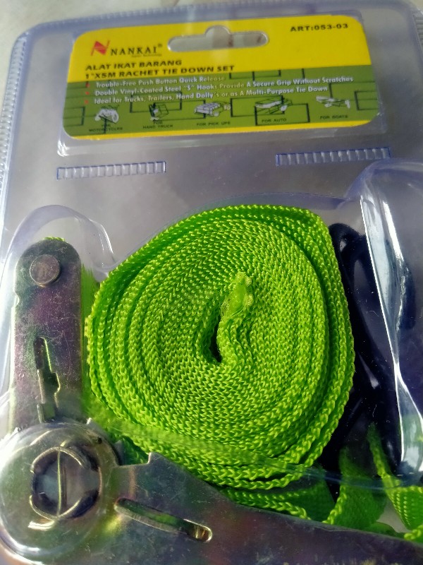 Mg Hss 3014-15 Ratchet Tie Down 1 Inch X 5 Meter Rachet Pengikat Barang
