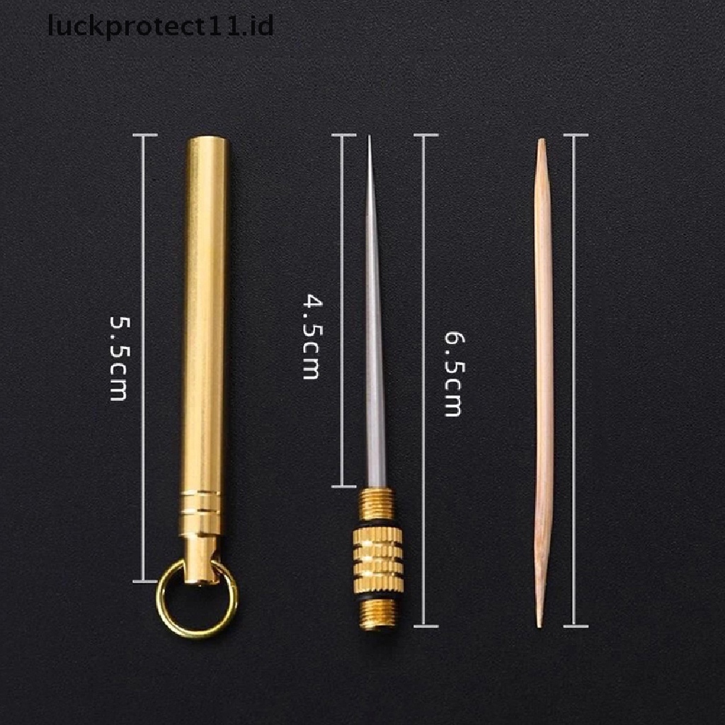 //HG&amp;ID// Reusable Toothpick with Waterproof Stainless Steel Toothpick Box Mini Toothpick  .