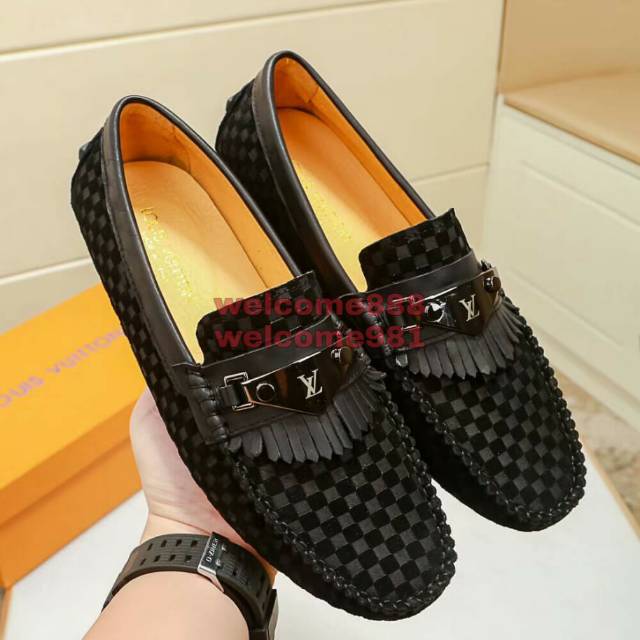 Sepatu loafers lv qty mirror