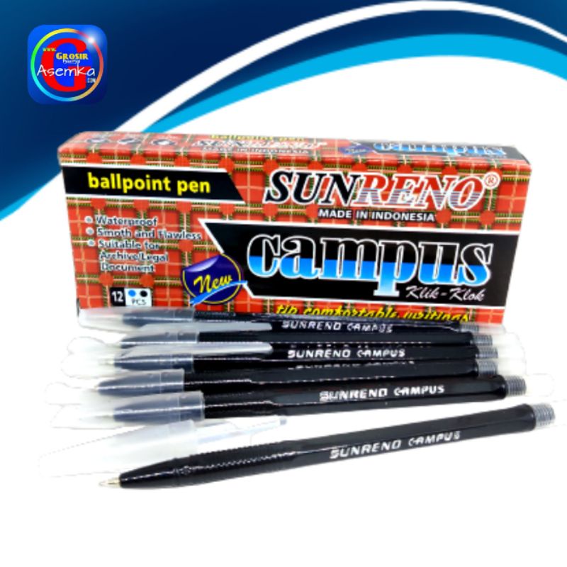 GPA Ballpoint Pen SunReno Campus Grosir (12pcs)