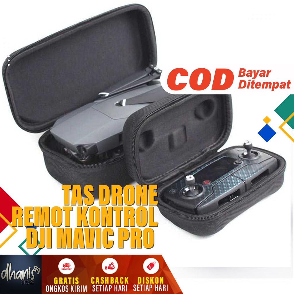 Tas Hardcase Drone Remote Controller DJI Mavic Pro Murah Hard Case Dron RC Bag Drown