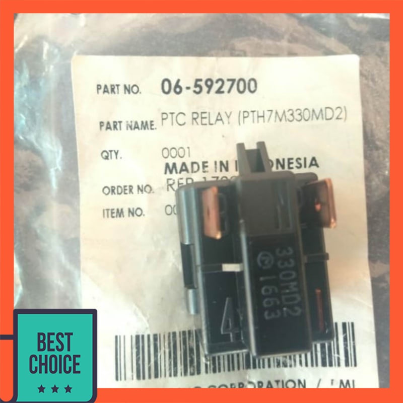 Relay PTC kulkas panasonic 2 pintu original