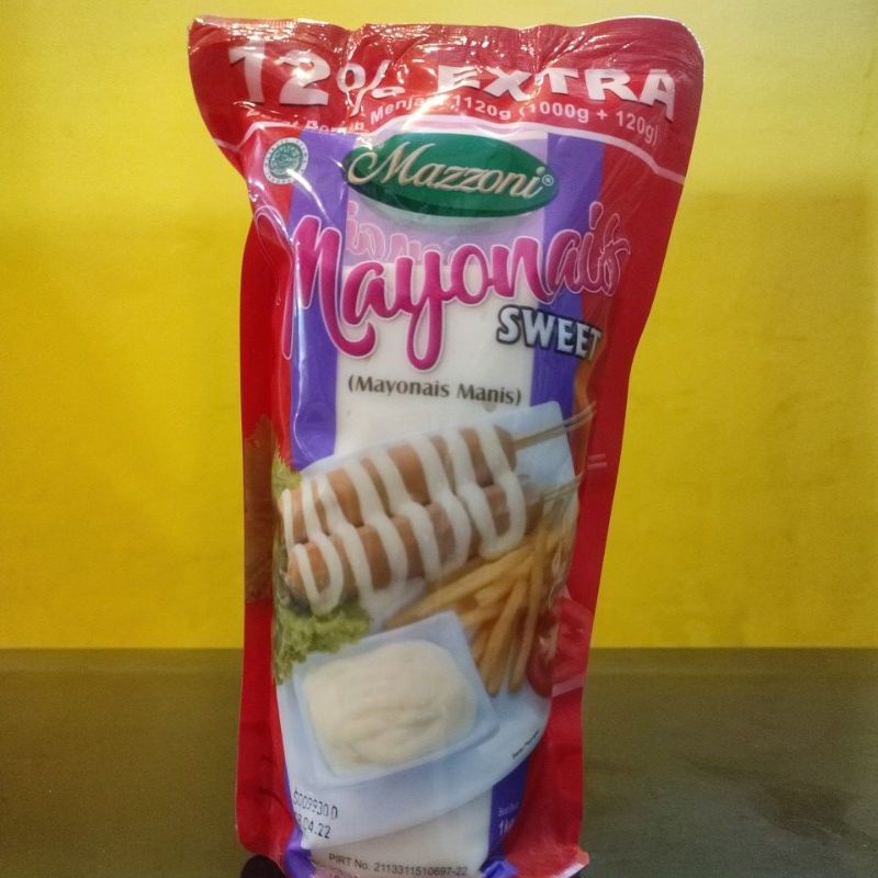 

Mazzoni Sweet Mayonnaise - 1kg + 12%