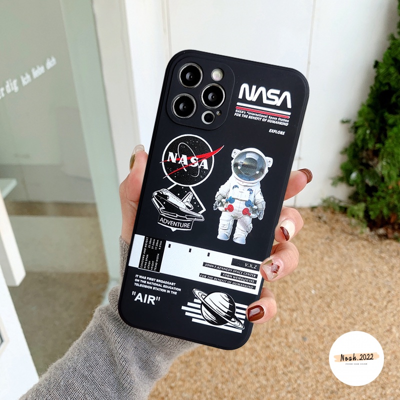 Soft Case TPU Desain Straight Eage NASA Astronaut Untuk Realme C25 C35 C31 C21Y C25Y C11 2021 8 C20 C21 6 6I 8pro C12 C25S 511 C15 Czo Czar 201 Czo Czo C1120 C21 6I 301