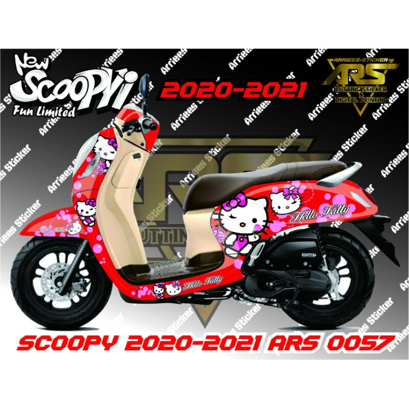 DECAL SCOOPY 2020-2021 FULL BODY - STICKER SCOOPY FULL BODY