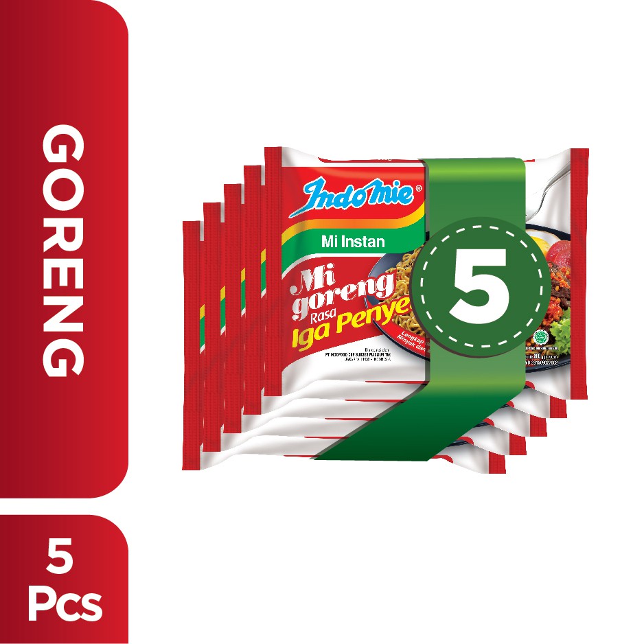 

5 Pcs - Indomie Goreng Iga Penyet