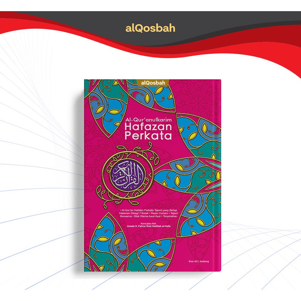 Alquran Hafazan Perkata Milenial A4 Pink - AlQosbah